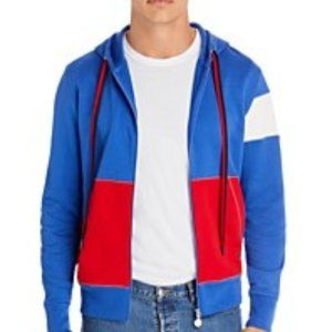 NEW  Moncler Color Blocked Zip Up Sweatshirt SIZE XL